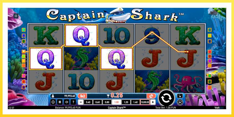 Slika 10 igralni avtomat Captain Shark