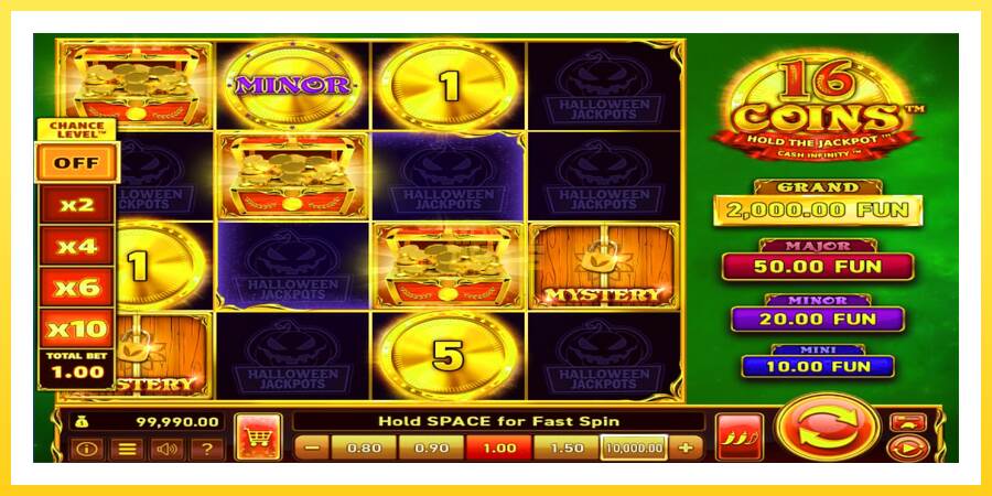 Slika 3 igralni avtomat 16 Coins Grand Gold Edition Halloween Jackpots