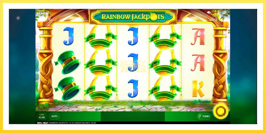 Slika 1 igralni avtomat Rainbow Jackpots