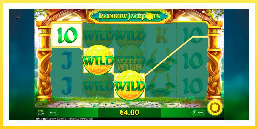 Slika 4 igralni avtomat Rainbow Jackpots