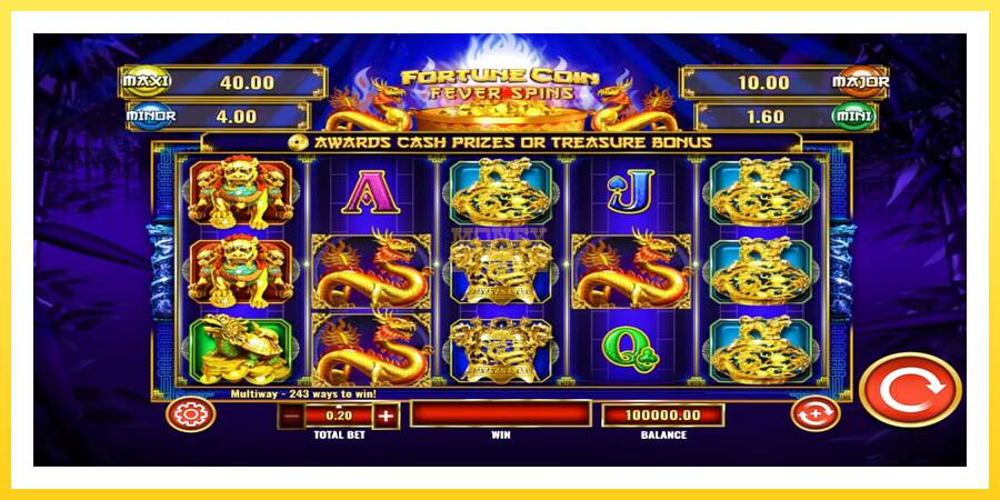 Slika 1 igralni avtomat Fortune Coin Fever Spins