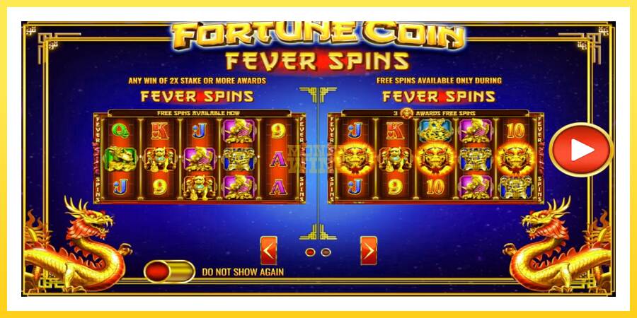 Slika 3 igralni avtomat Fortune Coin Fever Spins