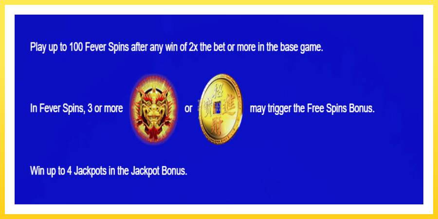 Slika 4 igralni avtomat Fortune Coin Fever Spins