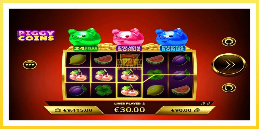 Slika 4 igralni avtomat Piggy Coins