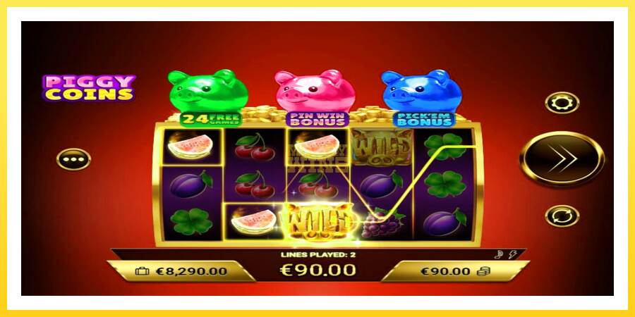 Slika 5 igralni avtomat Piggy Coins