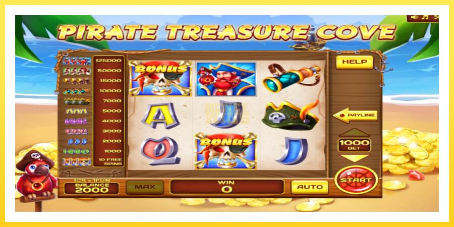 Slika 4 igralni avtomat Pirate Treasure Cove Pull Tabs