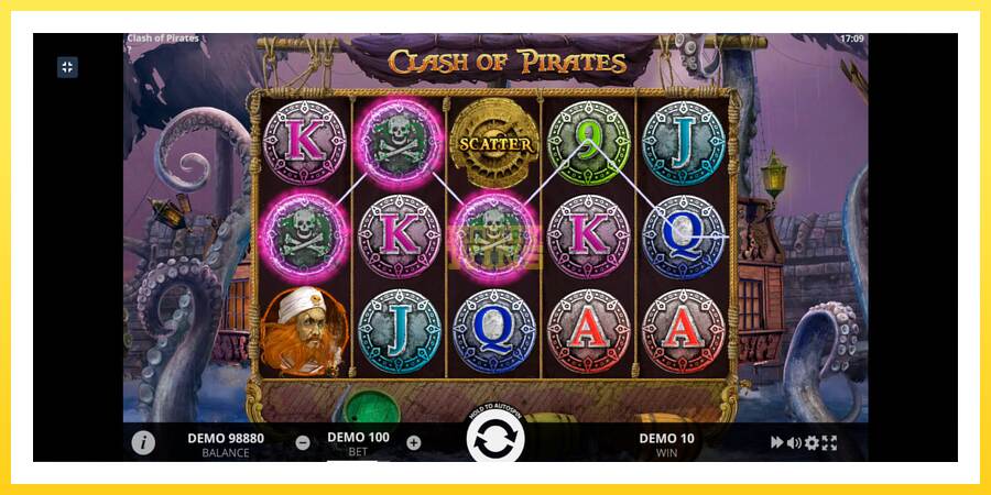 Slika 5 igralni avtomat Clash of Pirates