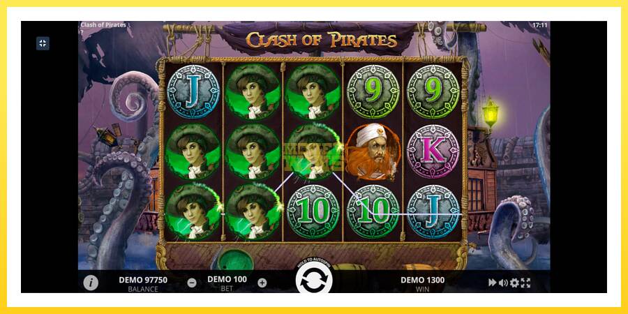 Slika 9 igralni avtomat Clash of Pirates