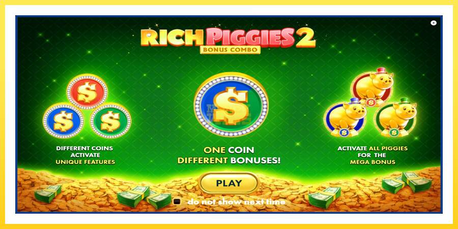 Slika 1 igralni avtomat Rich Piggies 2: Bonus Combo