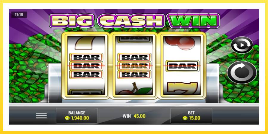 Slika 4 igralni avtomat Big Cash Win