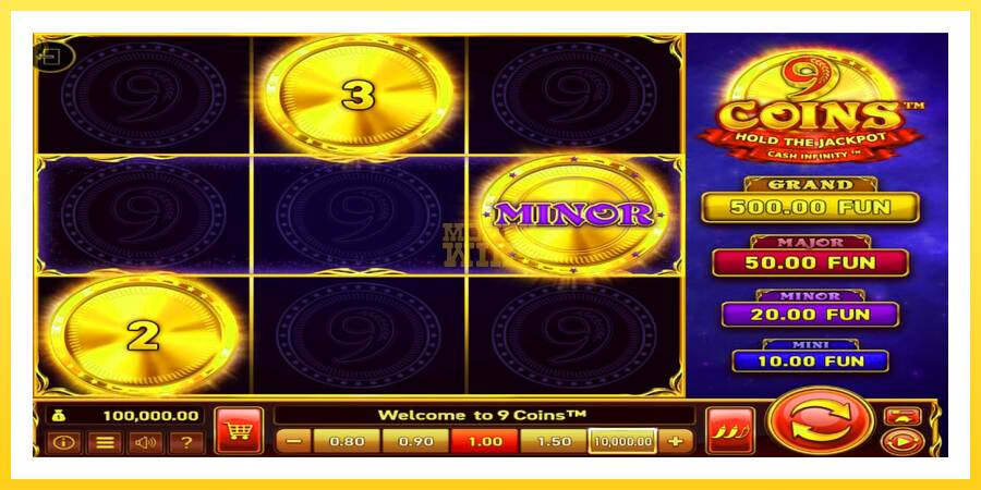 Slika 1 igralni avtomat 9 Coins