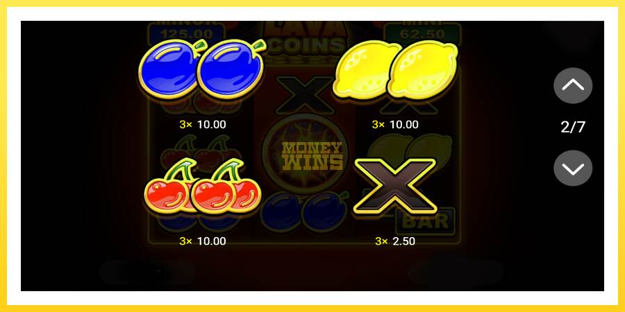 Slika 6 igralni avtomat Lava Coins