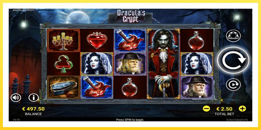 Slika 2 igralni avtomat Draculas Crypt