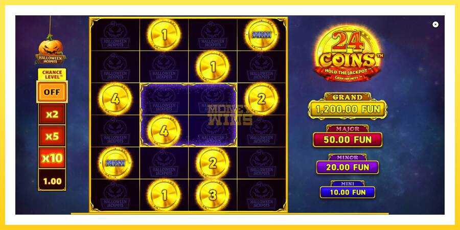 Slika 2 igralni avtomat 24 Coins Halloween Jackpots