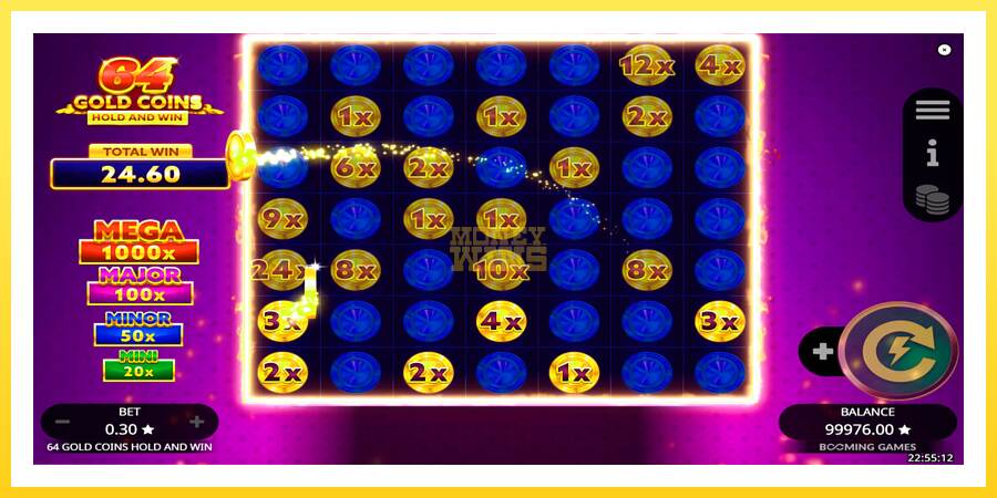 Slika 6 igralni avtomat 64 Gold Coins Hold and Win