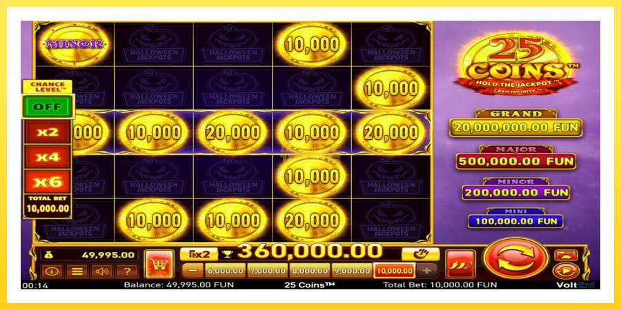 Slika 3 igralni avtomat 25 Coins Halloween Jackpots