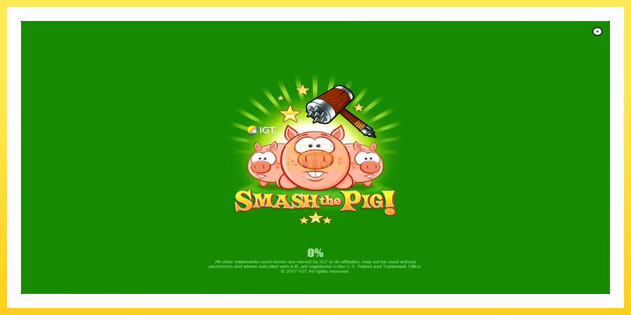 Slika 1 igralni avtomat Smash the Pig