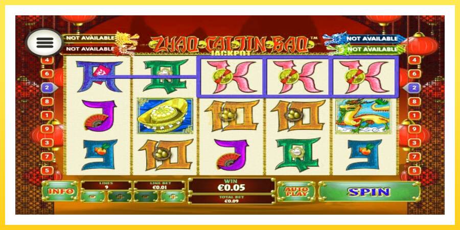 Slika 2 igralni avtomat Zhao Cai Jin Bao Jackpot