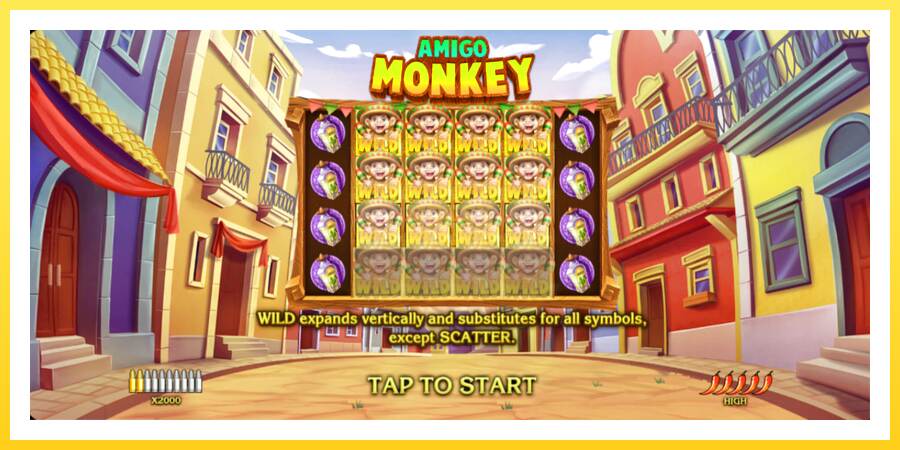 Slika 1 igralni avtomat Amigo Monkey