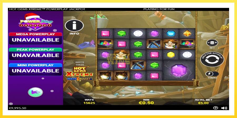 Slika 2 igralni avtomat Hot Gems Xtreme PowerPlay Jackpot