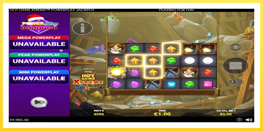 Slika 3 igralni avtomat Hot Gems Xtreme PowerPlay Jackpot