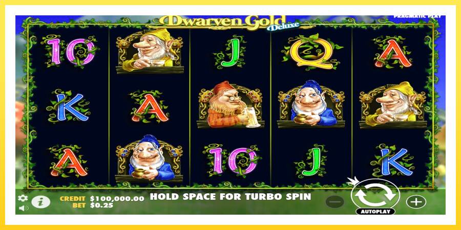 Slika 1 igralni avtomat Dwarven Gold Deluxe