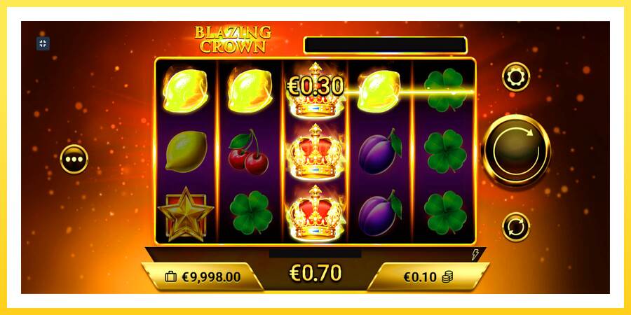 Slika 5 igralni avtomat Blazing Crown