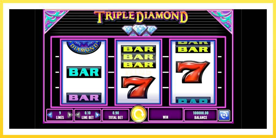 Slika 1 igralni avtomat Triple Diamond