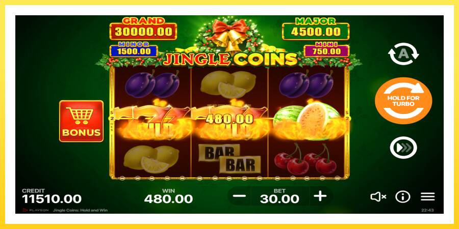 Slika 5 igralni avtomat Jingle Coins