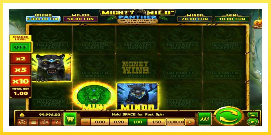 Slika 2 igralni avtomat Mighty Wild: Panther Grand Diamond Edition Halloween Jackpots