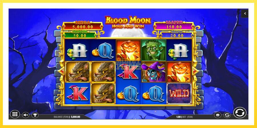 Slika 1 igralni avtomat Blood Moon Hold and Win