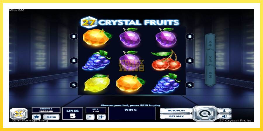 Slika 2 igralni avtomat 27 Crystal Fruits