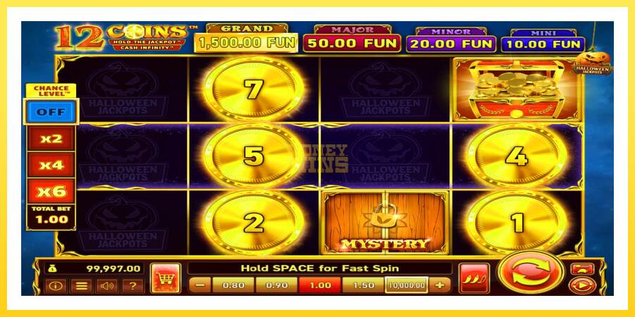 Slika 2 igralni avtomat 12 Coins Grand Gold Edition Halloween Jackpots