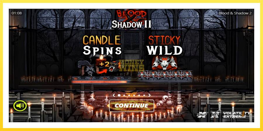 Slika 1 igralni avtomat Blood & Shadow II