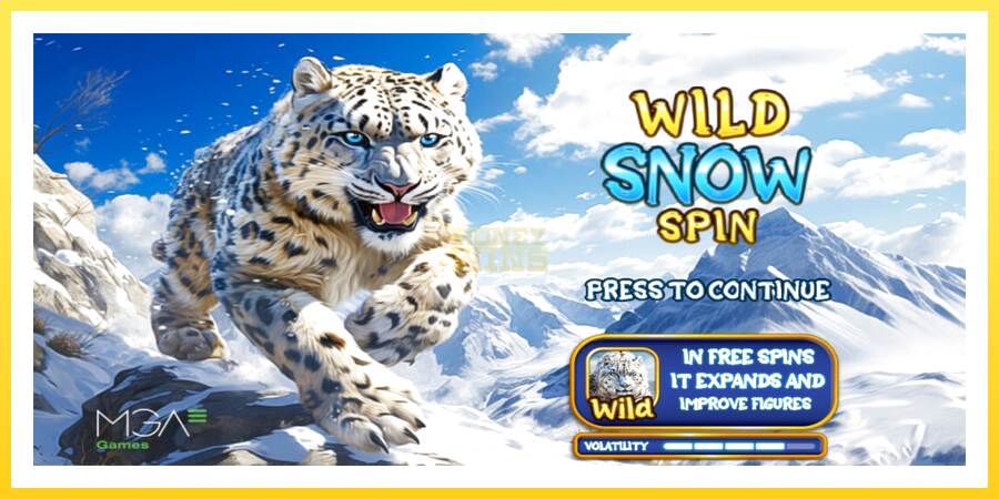 Slika 1 igralni avtomat Wild Snow Spin