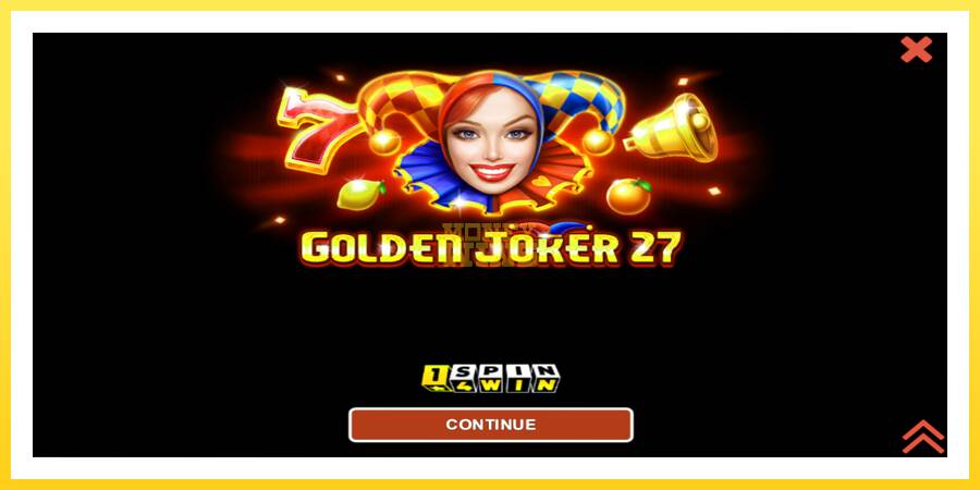 Slika 1 igralni avtomat Golden Joker 27 Hold & Win