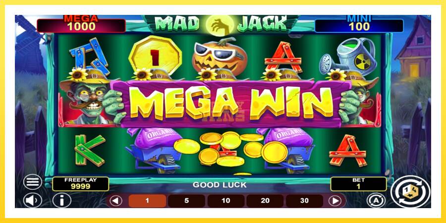 Slika 2 igralni avtomat Mad Jack Hold & Win