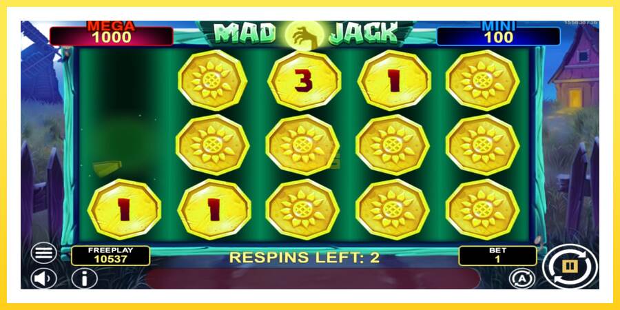 Slika 3 igralni avtomat Mad Jack Hold & Win