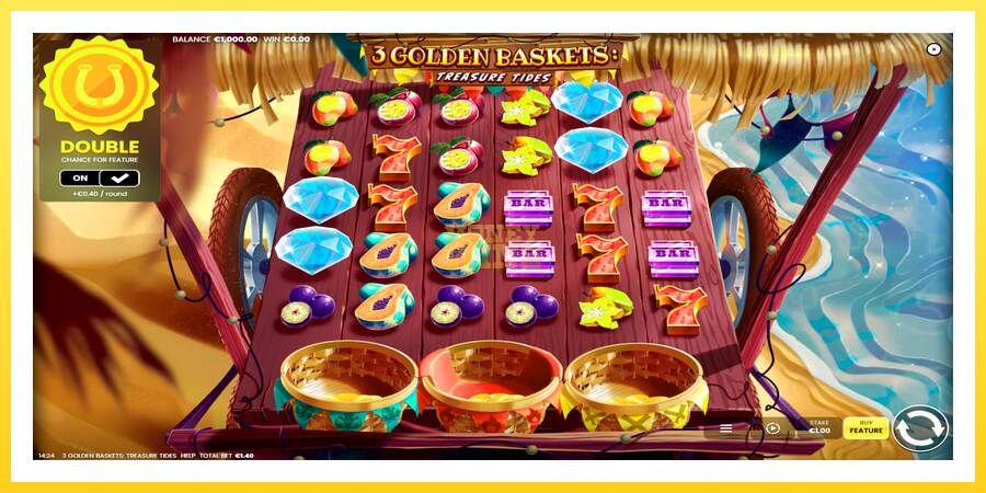 Slika 1 igralni avtomat 3 Golden Baskets: Treasure Tides