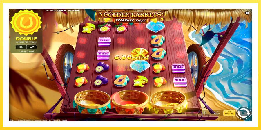 Slika 2 igralni avtomat 3 Golden Baskets: Treasure Tides