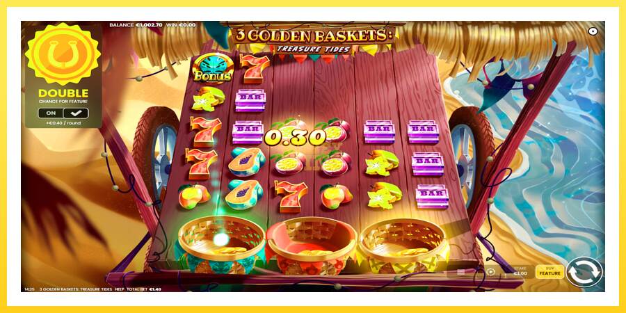 Slika 3 igralni avtomat 3 Golden Baskets: Treasure Tides