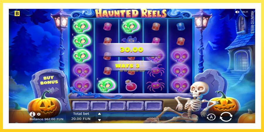 Slika 4 igralni avtomat Haunted Reels