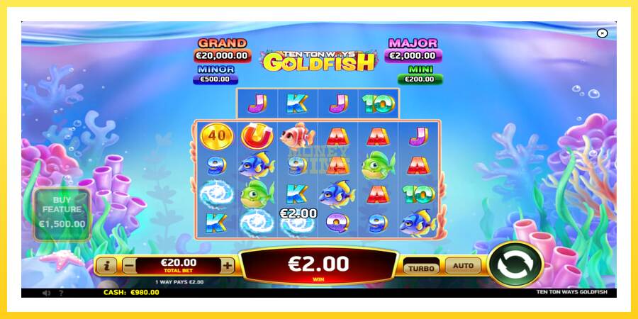 Slika 3 igralni avtomat Ten Ton Ways Goldfish