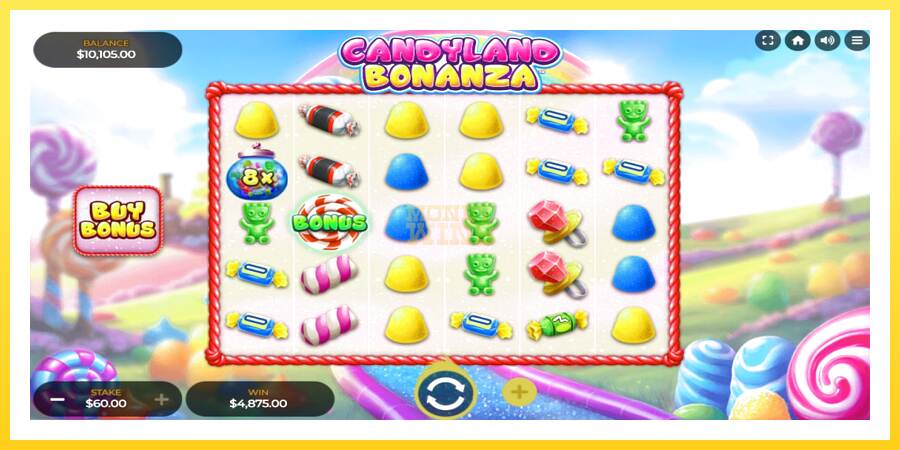 Slika 1 igralni avtomat Candyland Bonanza