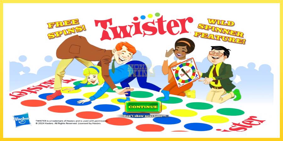 Slika 1 igralni avtomat Twister