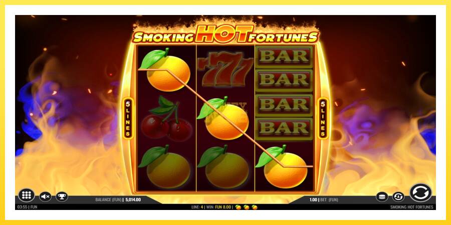 Slika 2 igralni avtomat Smoking Hot Fortunes