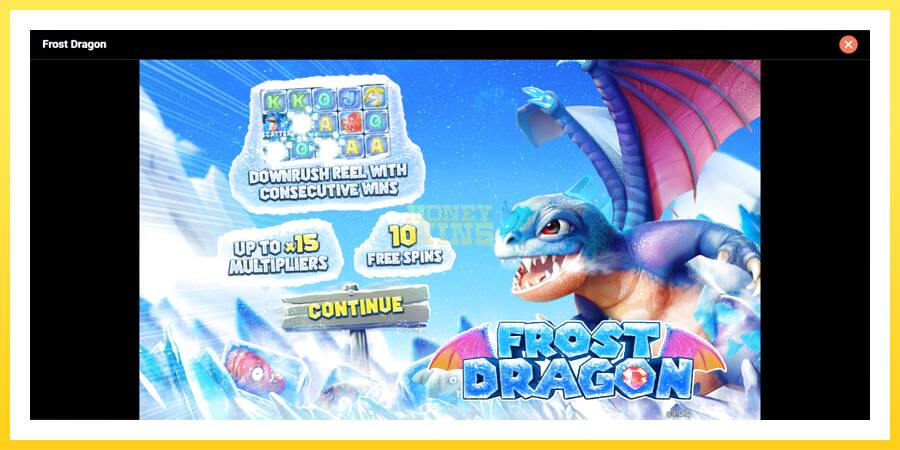 Slika 1 igralni avtomat Frost Dragon