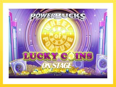 Igralni avtomat PowerBucks Wheel of Fortune Lucky Coins On Stage