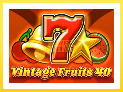 Igralni avtomat Vintage Fruits 40